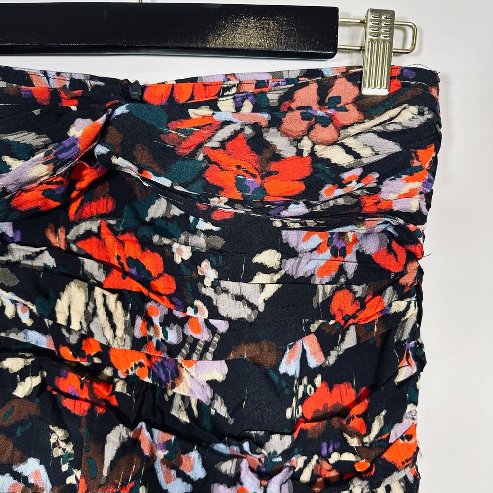 NWOT Zara Red Floral Mini Skirt - Picture 7 of 7